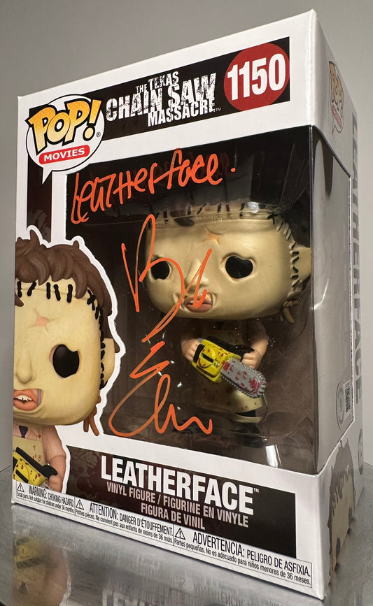 The Texas Chainsaw Massacre - Leatherface 1150 AUTOGRAPHED Funko Pop!