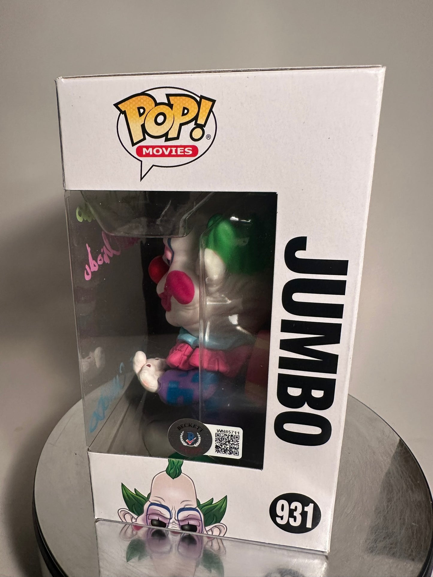 Killer Klowns From-Outer-Space - Jumbo 931 AUTOGRAPHED Funko Pop!