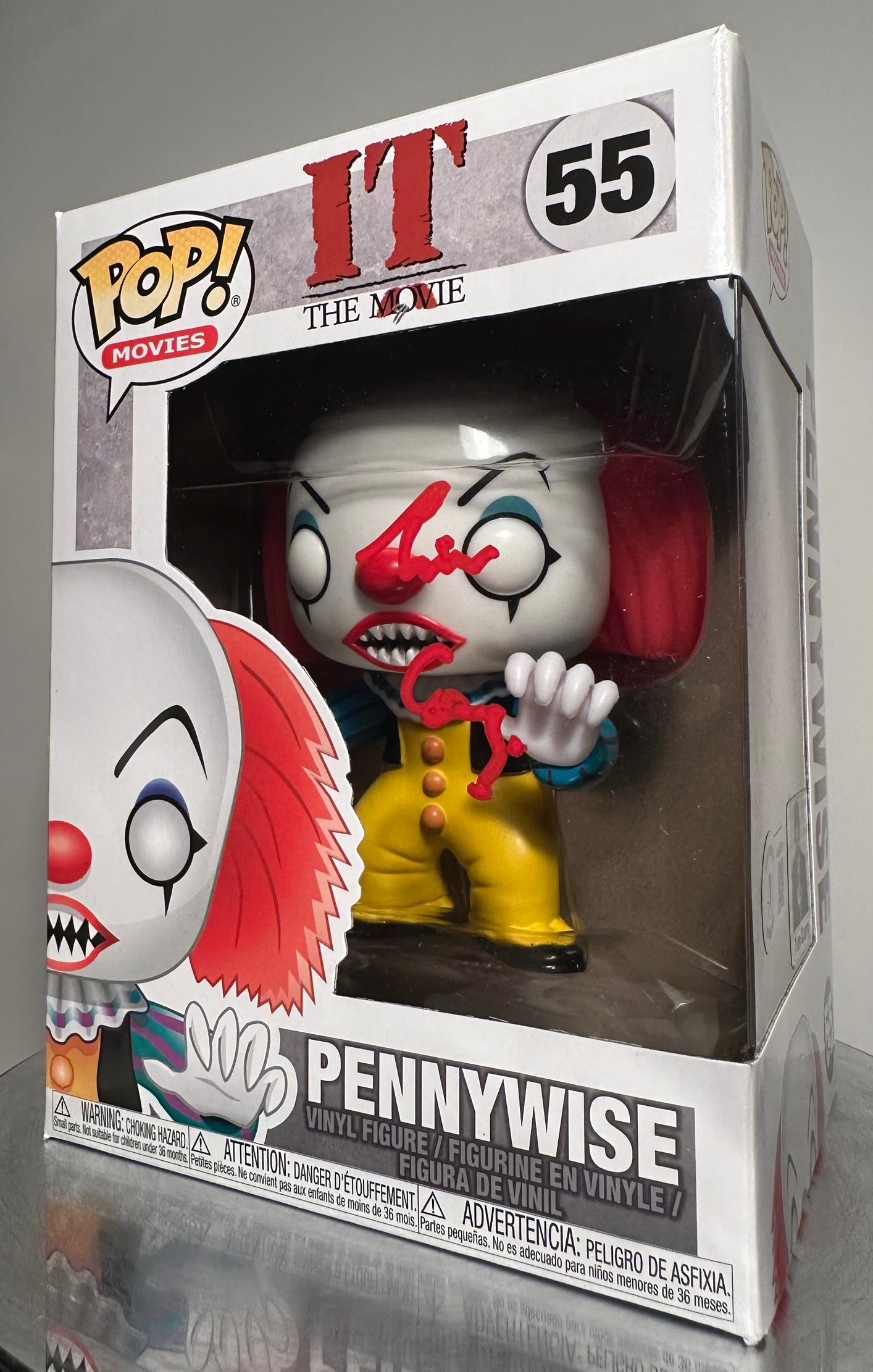 IT The Movie - Pennywise 55 AUTOGRAPHED Funko Pop!