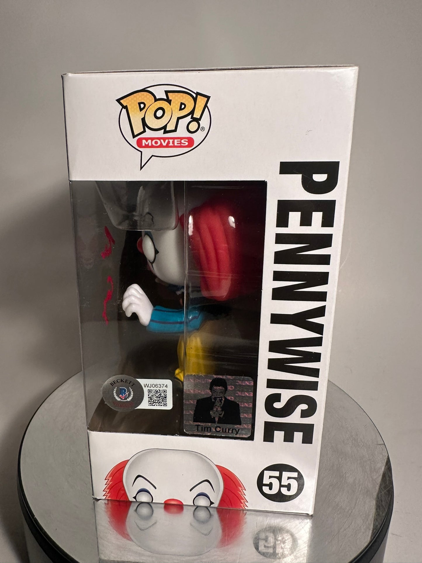 IT The Movie - Pennywise 55 AUTOGRAPHED Funko Pop!