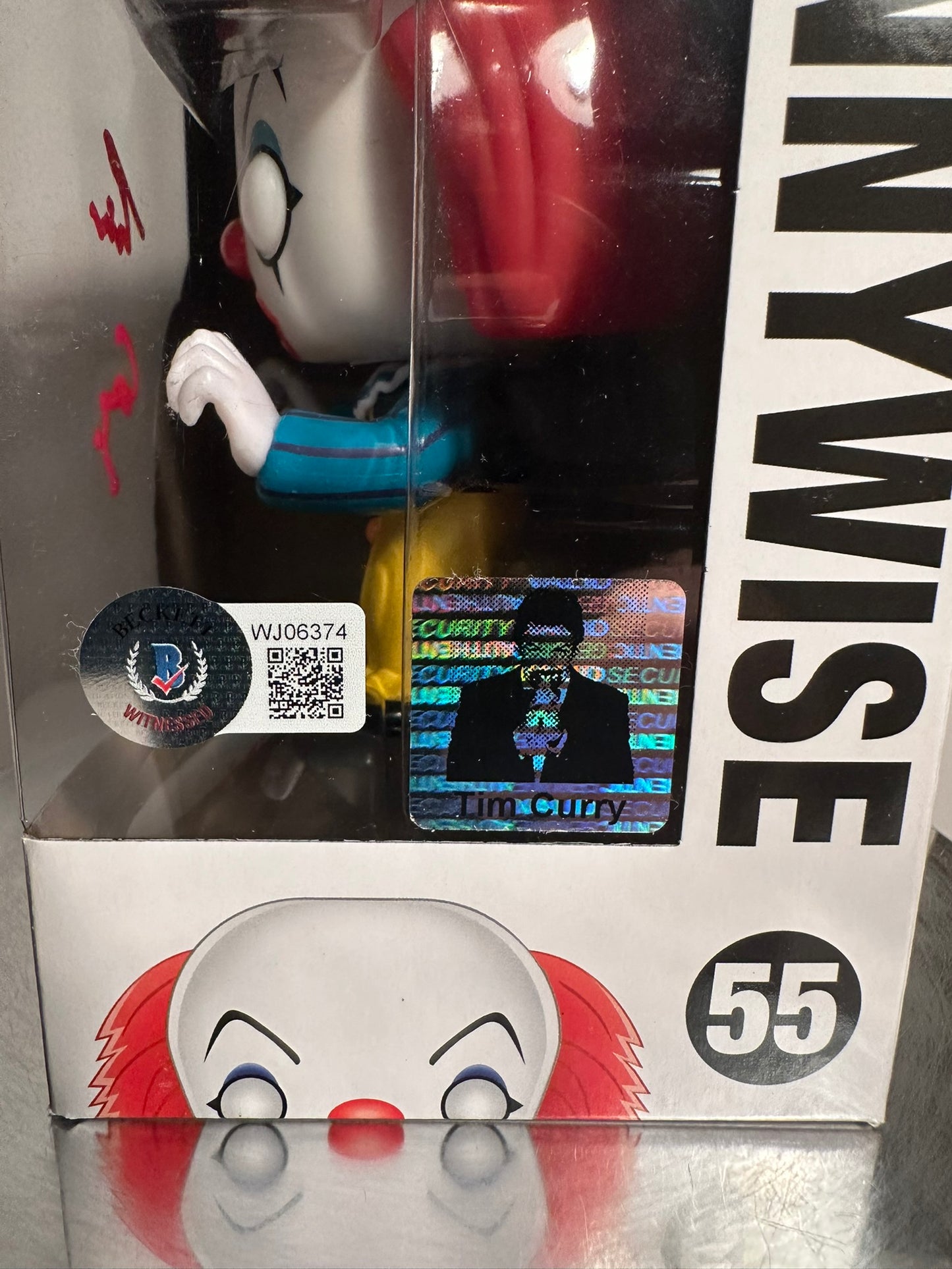 IT The Movie - Pennywise 55 AUTOGRAPHED Funko Pop!